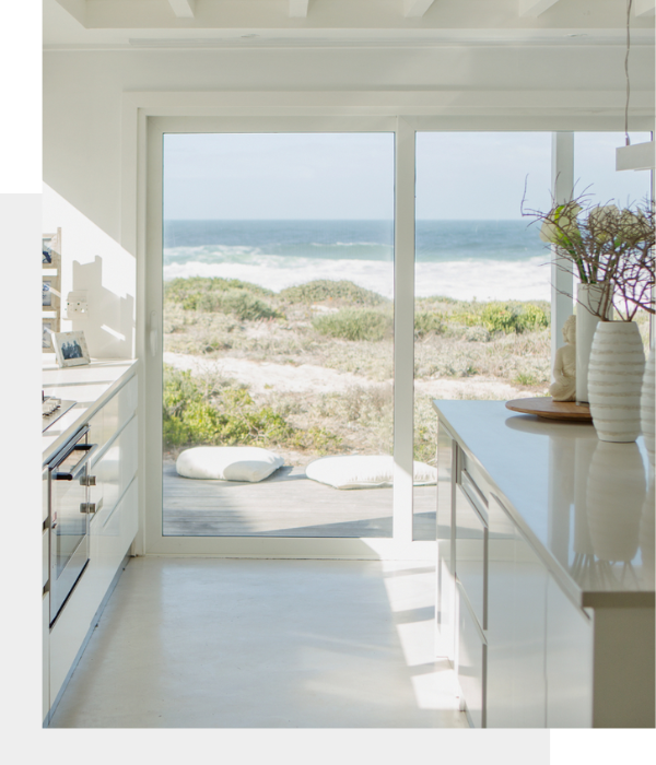 Earthwise Windows Patio Door in kitchen