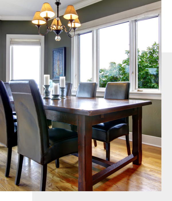 Earthwise Windows casement window dining room